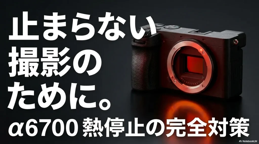 a6700 熱停止の完全対策と書かれたタイトルスライド