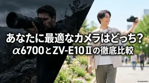 あなたに最適なカメラはどっち? a6700とZV-E10Ⅱの徹底比較